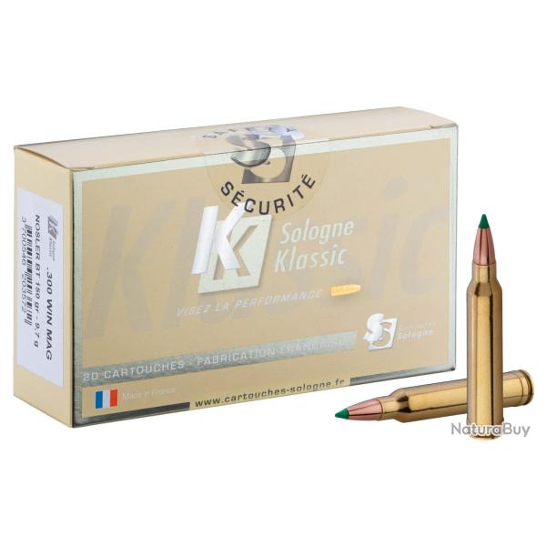 Sologne .300 Win. Mag. Nosler Ballistic Tip 150 gr / 9,7 g