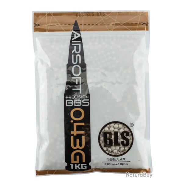Billes lourdes 0.43g airsoft BLS - Sac de 1 kg - CARTON DE 20 SACHETS DE BILLES BLS STD 1KG - 0.43g