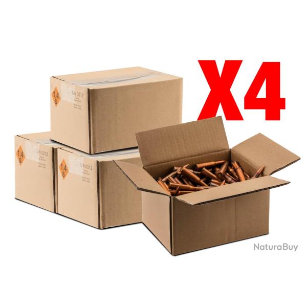 Pack 1000 munitions 7.62X54R FMJ Berdan