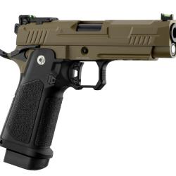 ARCTURUS Pistolet GBB Vanguard 4.3'' Hi-Capa BLK/TAN