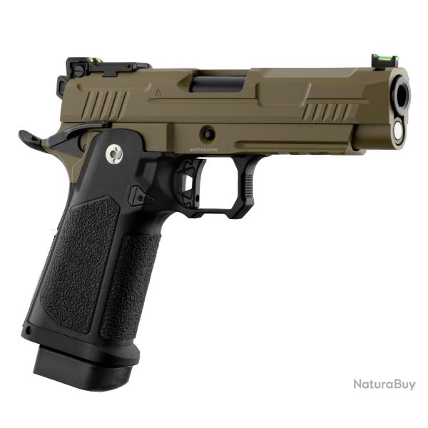 ARCTURUS Pistolet GBB Vanguard 4.3'' Hi-Capa BLK/TAN