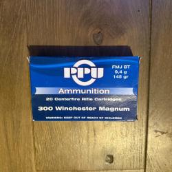 Balles PARTIZAN cal.300win 145gr FMJ