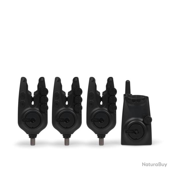 Coffret d�tecteurs carpe Avid Carp VTX+ 3+1 avec centrale