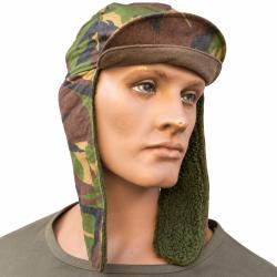 Tour de t&ecirc;te 56 cm -Casquette Hiver fourr&eacute;e avec rabat - Arm&eacute;e Hollandaise  4a.