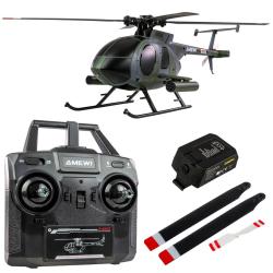 H&eacute;licopt&egrave;re RC Militaire Monorotor Hughes MD500 4 Ch 6G