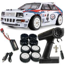 Voiture RC Rally/Drift Lancia Delta HF Integrale 4WD 1/14 &egrave;me RTR