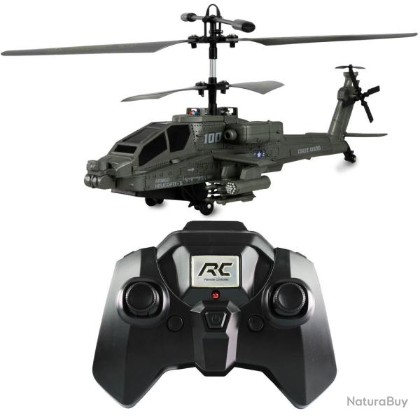 H�licopt�re T�l�command� Militaire Apache AH-64 RTF