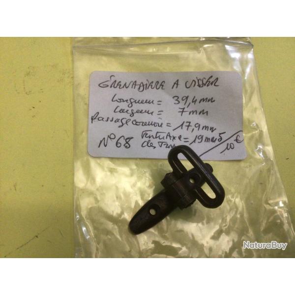VENDU PAR LE-CUIRASSIER N�68 GRENADIERE A VISSER SUR CANONS FUSILS JUXTAPOS�S