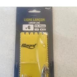 Bas de ligne Ragot lan&ccedil;on - 6 hame&ccedil;ons n&deg;6 - 0,35 mm - 18 g -RG4121016- neuf