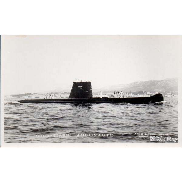 Carte postale sous-marin Argonaute - Marius Bar -N�1070
