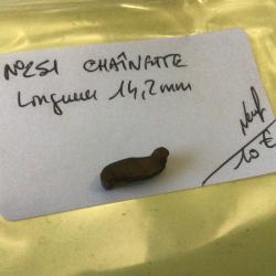 VENDU PAR LE-CUIRASSIER N&deg; 251 CHAINETTE POUR PLATINE FUSIL DE CHASSE A CHIENS