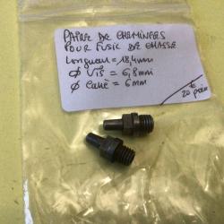 VENDU PAR LE-CUIRASSIER PAIRE DE CHEMINEES POUR FUSIL DE CHASSE A CHIENS