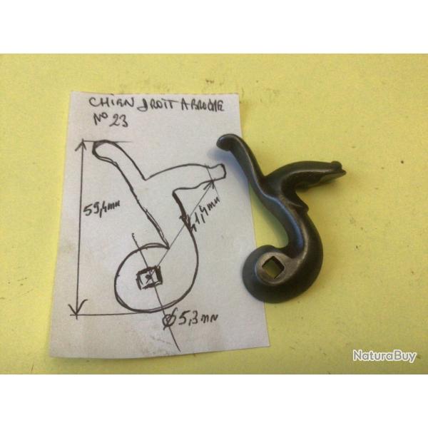 VENDU PAR LE-CUIRASSIER N� 23 CHIEN DROIT POUR FUSIL DE CHASSE A CHIENS � BROCHE