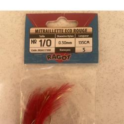 Ragot Mitraillette Eco Rouge - 5 hame&ccedil;ons 1/0 - 135 cm - RG4417008 - Neuf