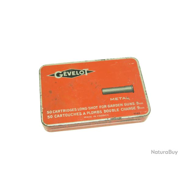 Boite de 50 cartouches   9 mm Flobert GEVELOT