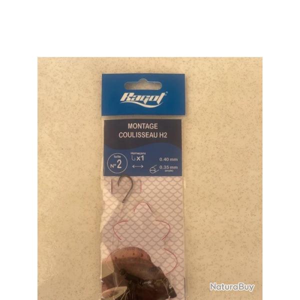Ragot Bas de Ligne Coulisseau H2 - 1 hame�on n�2 - RG3560410 - Neuf