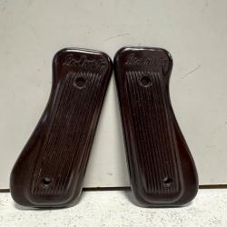 Plaquettes de crosse + vis pour pistolet mini coup Le moustic cal.22lr