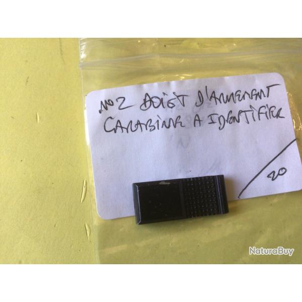 VENDU PAR LE-CUIRASSIER  N�2 DOIGT ARMEMENT CARABINE � IDENTIFIER