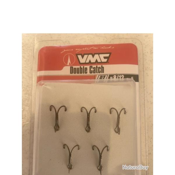 VMC Double Catch BZ - Blister de 5 hame�ons - H8/12 - Neufs