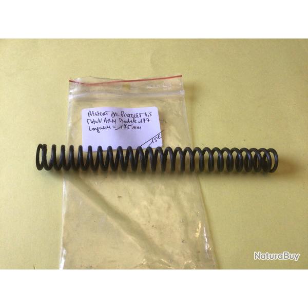 VENDU PAR LE-CUIRASSIER RESSORT DE COMPRESSION DE PISTOLET AIR COMPRIM� MANU ARM MOD 177