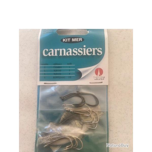 VMC - Blister de 20 Hame�ons Mer/Carnassier