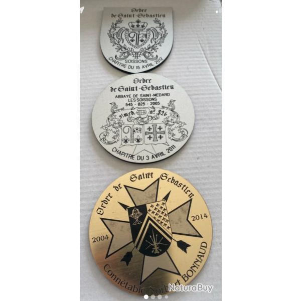 Plaque ordre saint S�bastien