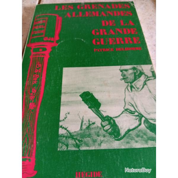 Livre Les grenades allemande de la grande guerre