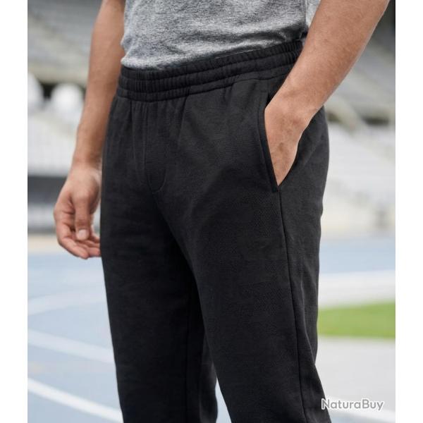 CHALLENGER VIRGIL1 -- Jogging molleton bas resserr� noir : l'alliance du style sportswear et du conf