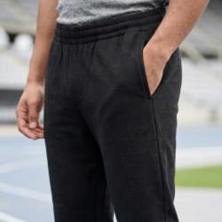 CHALLENGER VIRGIL1 -- Jogging molleton bas resserr&eacute; noir : l'alliance du style sportswear et du conf
