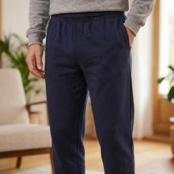 CHALLENGER VIRGIL2 -- Jogging molleton bas resserr&eacute; marine : confort et style athl&eacute;tique 2XL