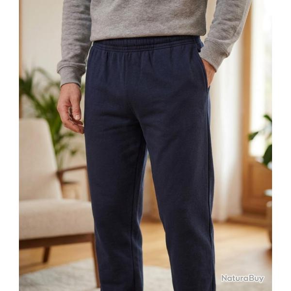 CHALLENGER VIRGIL2 -- Jogging molleton bas resserr� marine : confort et style athl�tique 2XL