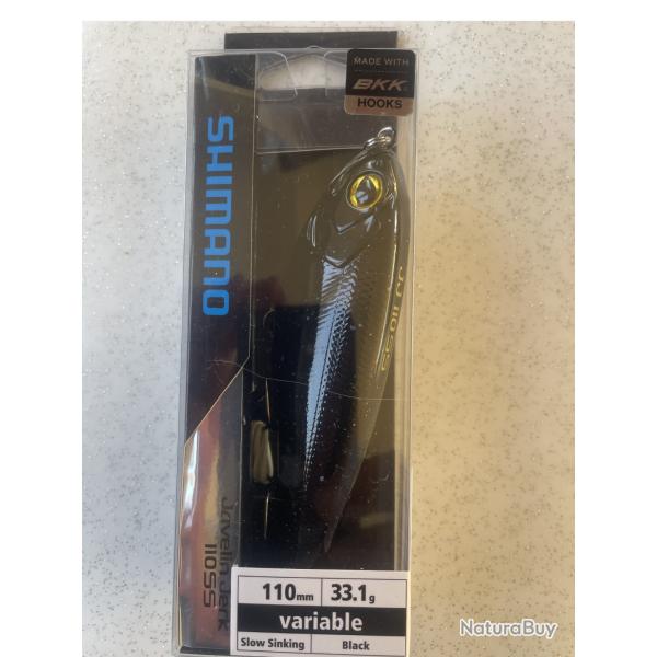 Shimano Javelin Jerk 11055 - 11 cm / 33,1 g - leurre jerkbait - r�f luyasjjs11bla