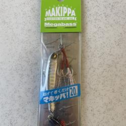 Megabass Makippa 20 g UV Silver - Jig M&eacute;tal - REF 462566
