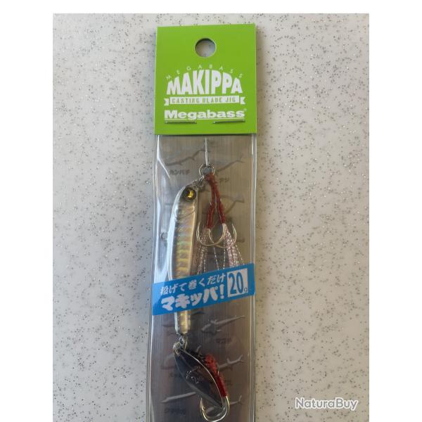 Megabass Makippa 20 g UV Silver - Jig M�tal - REF 462566