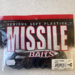 Missile Baits Twin Turbo - Bruise - blister 8 pcs - r&eacute;f MBTT33BRU