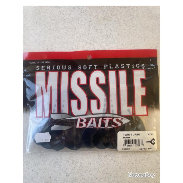 Missile Baits Twin Turbo - Bruise - blister 8 pcs - r�f MBTT33BRU