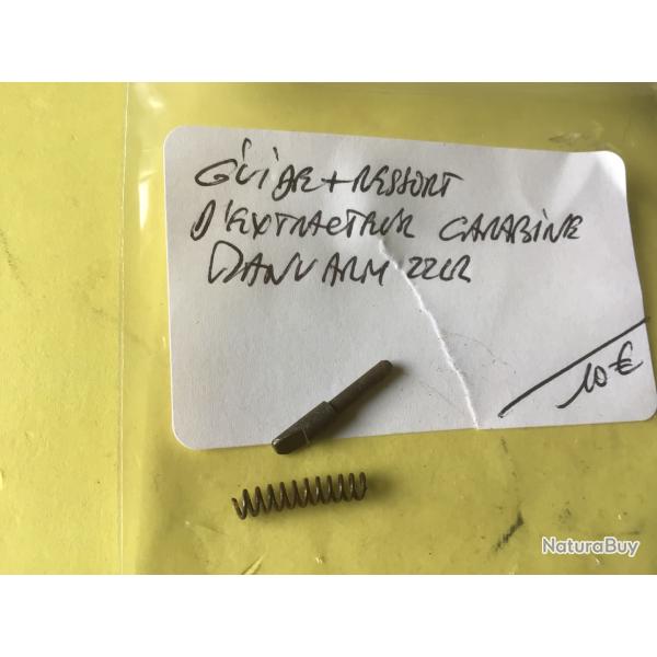 VENDU PAR LE-CUIRASSIER GUIDE+ RESSORT D'EXTRACTEUR CARABINE MANU ARM 22 LR