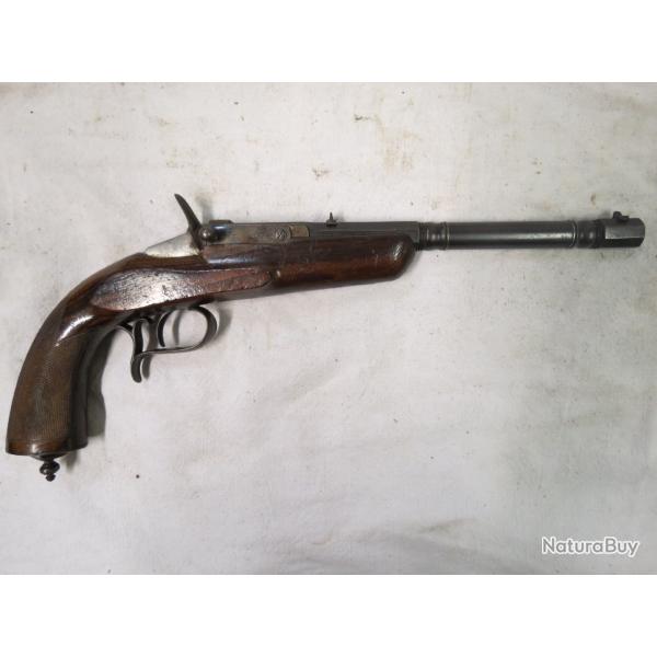 Pistolet de tir syst�me Warnant calibre 9 mm Flobert