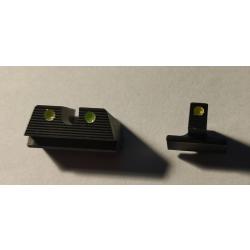 Guidon et hausse acier d'origine pour CZ P09F NOCTURNE