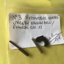 VENDU PAR LE-CUIRASSIER N&deg;3 EXTRACTEUR COMPLET FUSIL SEMI AUTOMATIQUE VERNEY CARRON ARC CAL 12