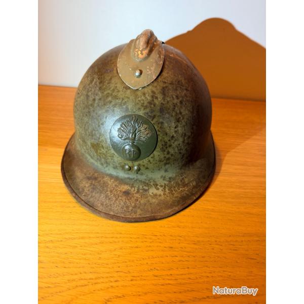 Casque fran�ais adrian mod�le 1926 ( mle 1926 /M26 ) fabrication industrielle marseillais