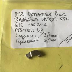 VENDU PAR LE-CUIRASSIER  N&deg; 2 EXTRACTEUR CARABINE UNIQUE X51 BIS ET PISTOLET UNIQUE D3  CAL 22 LR