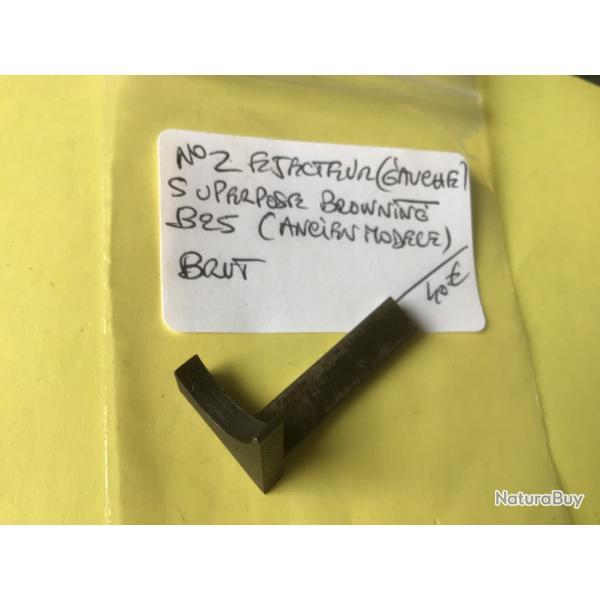 VENDU PAR LE-CUIRASSIER  N� 2 ENECTEUR GAUCHE FUSIL BROWNING B25 CAL 12( ANCIEN MOD�LE ) BRUT