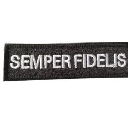 Patch Semper Fidelis - velcro - Livraison gratuite