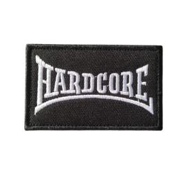 Patch Hardcore - velcro - Livraison gratuite