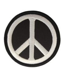 Patch Peace and love - velcro - Livraison gratuite