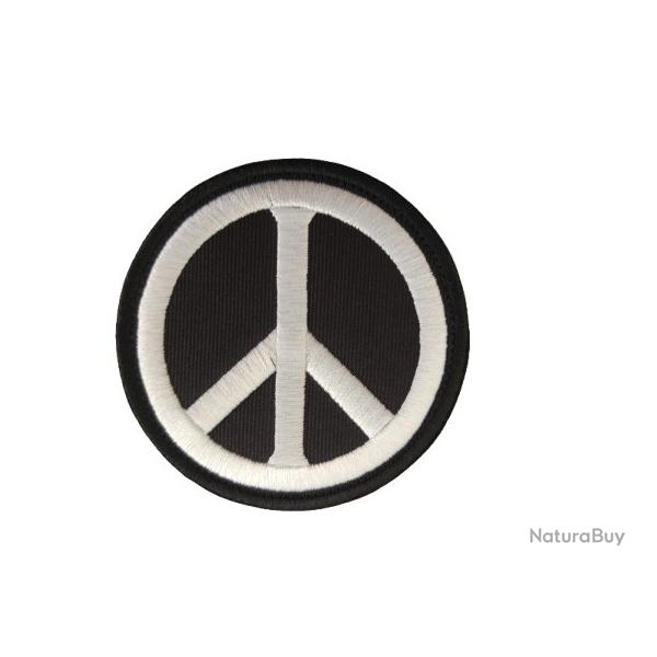 Patch Peace and love - velcro - Livraison gratuite