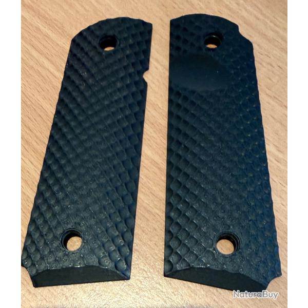 Plaquettes Noir pour pistolet 1911