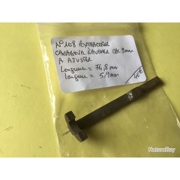 VENDU PAR LE-CUIRASSIER N�108 EXTRACTEUR CARABINE  GAUCHER CAL 9 MM