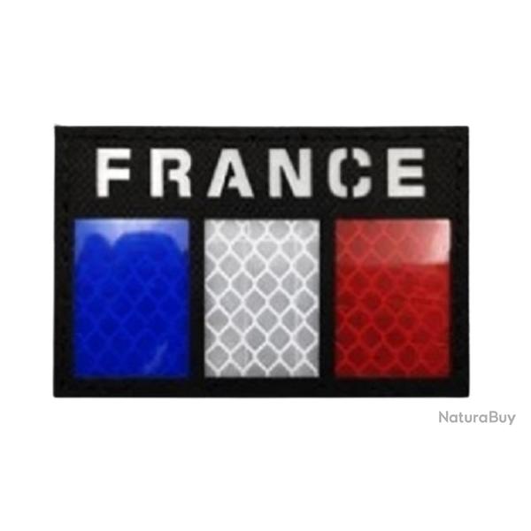 Patch Drapeau - France - Noir - Livraison gratuite
